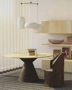 What is a statement piece in interior design — bold decor item drawing attention in a room.